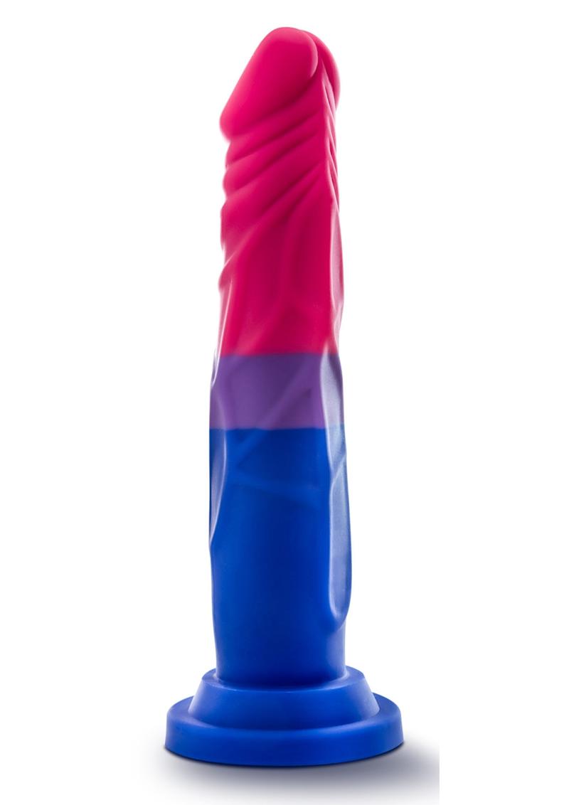 Avant Pride P8 Love Silicone Dildo - Multicolor - Small - 7.5in