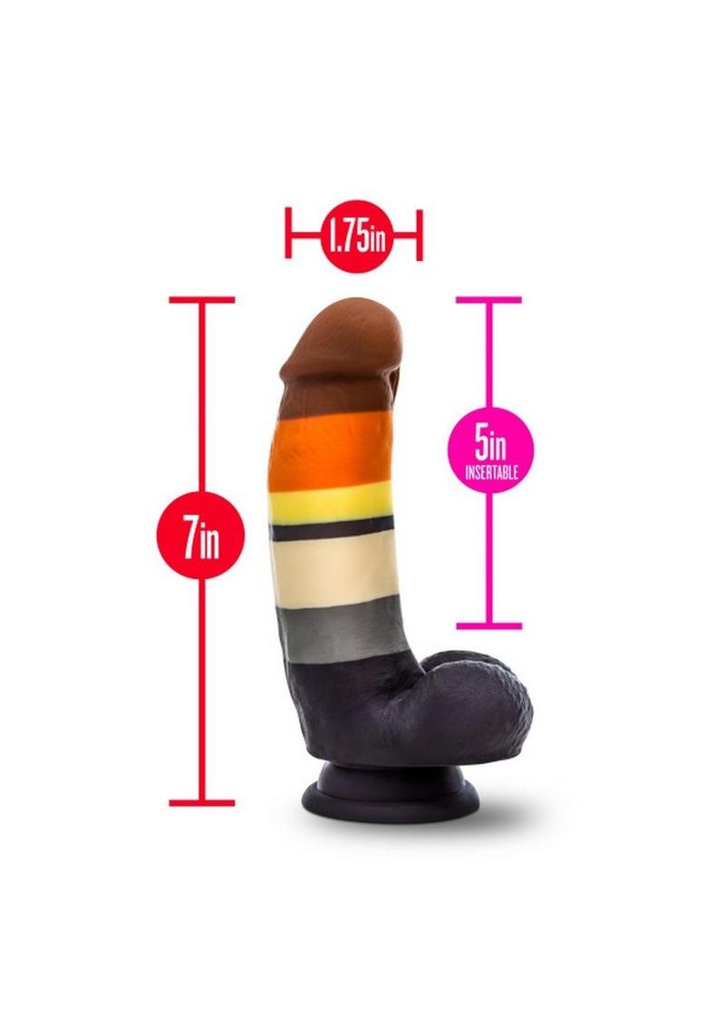 Avant Pride P9 Bear Silicone Dildo - Multicolor - Small - 7.5in