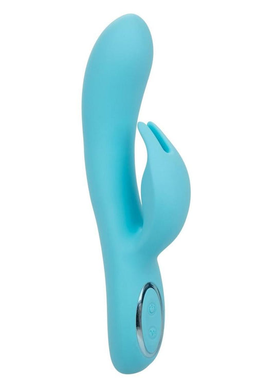 Azure Collection Bunny G Rechargeable Silicone Vibrator - Blue