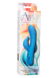 Azure Collection Flutter G Rechargeable Silicone Vibrator - Blue