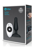 B-Vibe Novice Plug Rechargeable Silicone Anal Plug with Remote Control