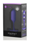 B-Vibe Snug Plug 2 Silicone Weighted Anal Plug