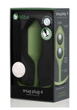 B-Vibe Snug Plug 4 Silicone Weighted Anal Plug