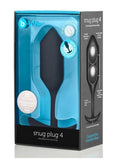 B-Vibe Snug Plug 4 Silicone Weighted Anal Plug