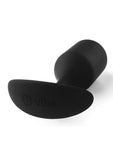 B-Vibe Snug Plug 4 Silicone Weighted Anal Plug - Black