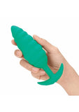 B-Vibe Twist Textured Rechargeable Silicone Anal Plug - Green