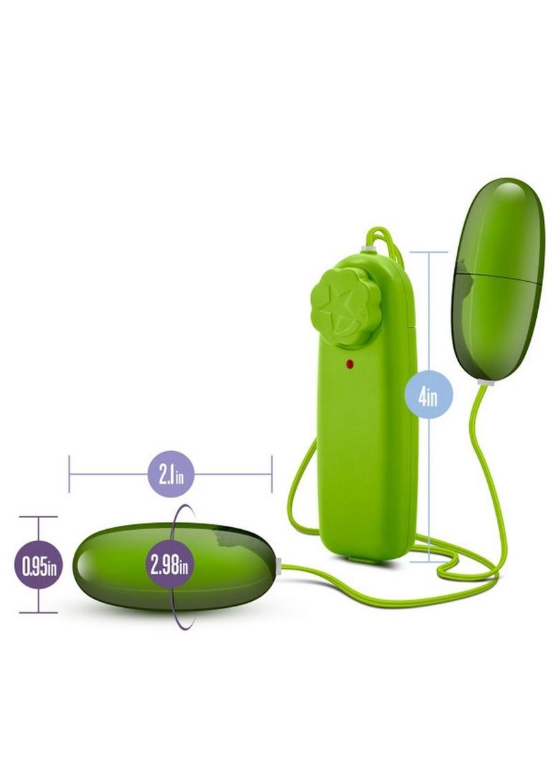 B Yours Double Pop Eggs with Remote Control - Green/Lime