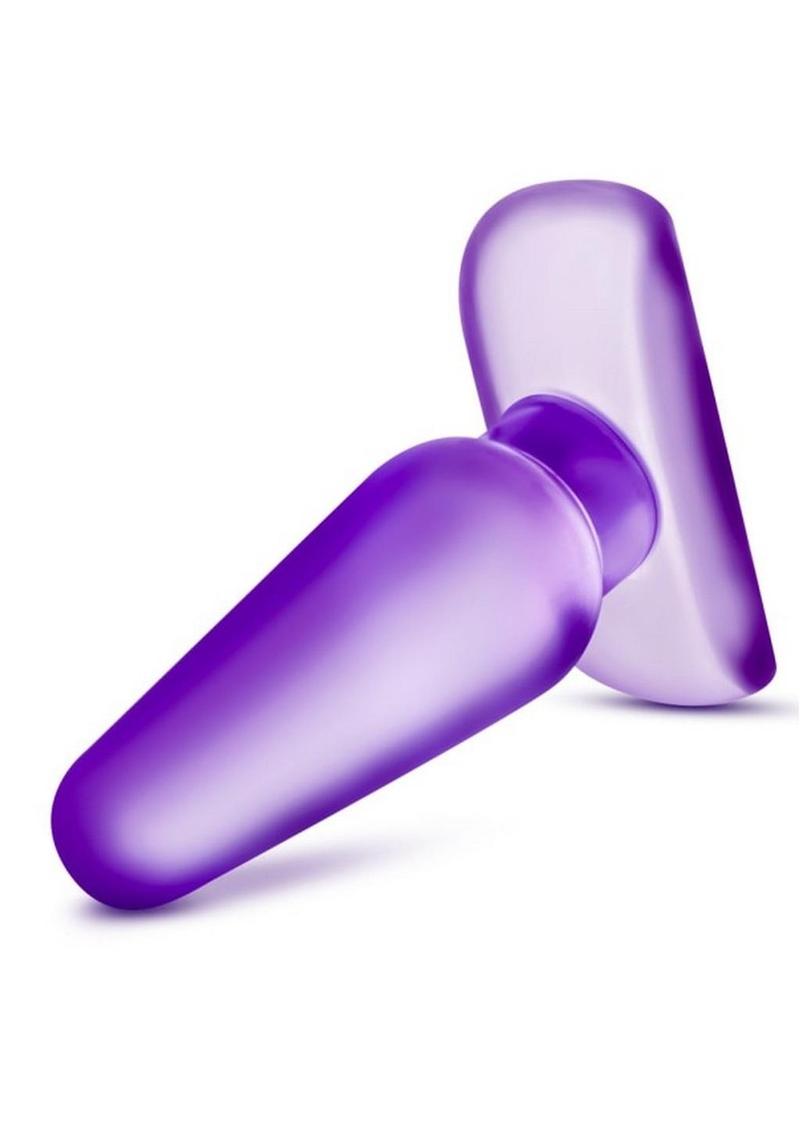B Yours Eclipse Pleaser Butt Plug - Purple - Small