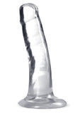 B Yours Plus Hard N' Happy Realistic Dildo - Clear - 5.5in