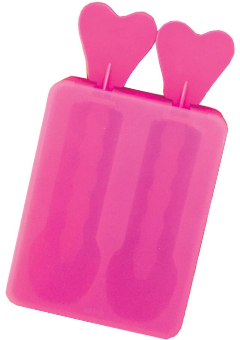 Bachelorette Party Pecker Popsicle Ice Tray 2 Molds - Pink