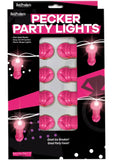 Bachelorette Pecker Party Lights - Pink