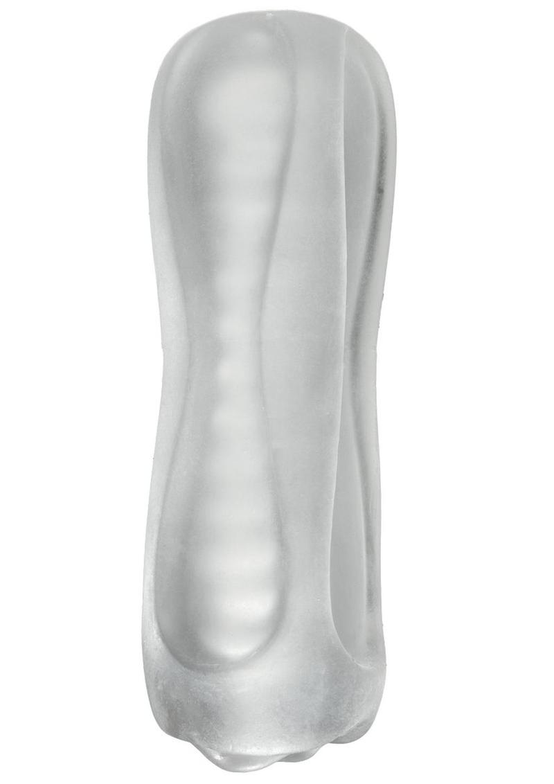 Balls Deep Ultraskyn Masturbator - Pussy - Clear/Frost