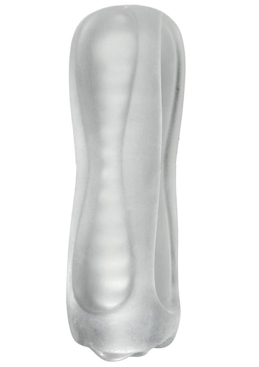 Balls Deep Ultraskyn Masturbator - Pussy - Clear/Frost