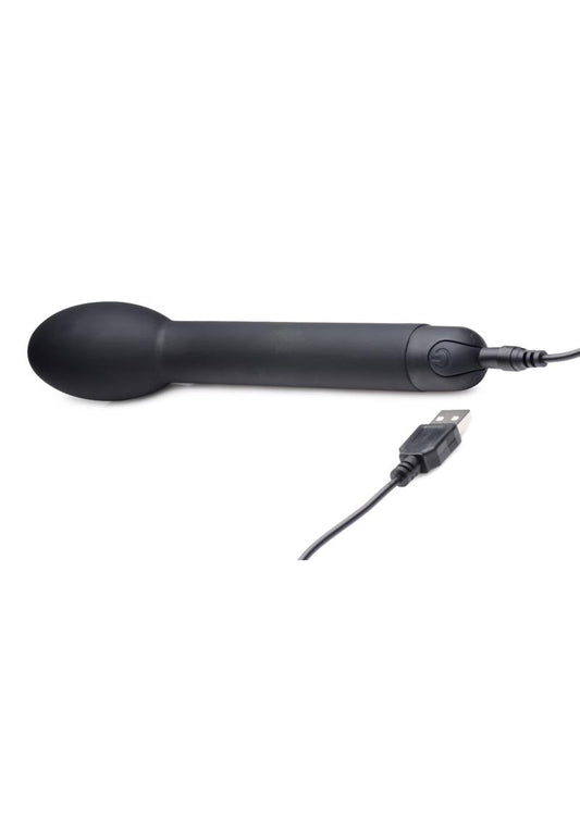 Bang! 10x Rechargeable Silicone G-Spot Vibrator - Black