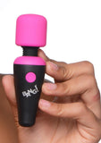 Bang! 10x Vibrating Mini Rechargeable Silicone Wand Massager - Pink