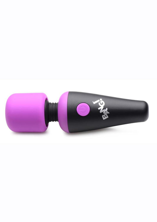 Bang! 10x Vibrating Mini Rechargeable Silicone Wand Massager - Purple