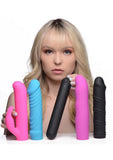 Bang! 4-In-1 XL Silicone Rechargeable Bullet Vibrator and Sleeve Kit - Multicolor