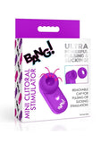 Bang! Mini Clitoral Silicone Rechargeable Stimulator - Purple