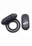 Bang! Silicone Rechargeable Cock Ring and Bullet with Remote Control