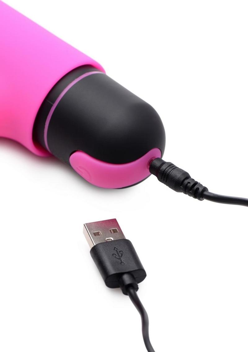 Bang! XL Bullet and Rabbit Silicone Sleeve - Pink - Set