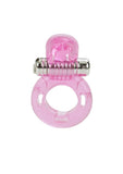 Basic Essentials Bunny Enhancer Vibrating Cock Ring with Clitoral Stimulation