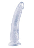 Basix Dong Slim 7 with Suction Cup - Clear - 7in