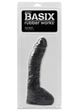 Basix Rubber Works Fat Boy Dong - Black - 10in