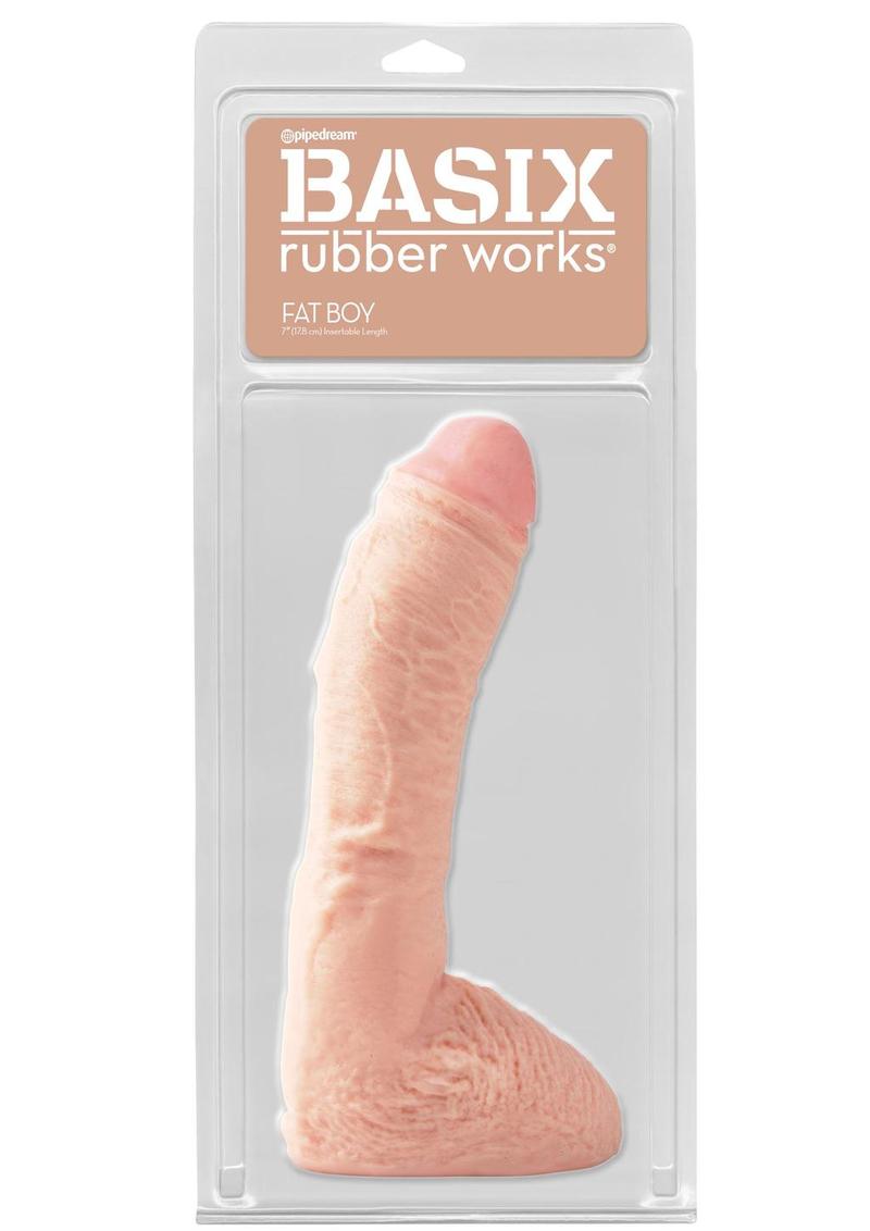 Basix Rubber Works Fat Boy Dong - Flesh - 10in