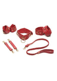 Bedroom Bliss Lover's Restraints - Red - Set