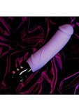 Big Boss G5 Vibrating Silicone Dildo - Amethyst