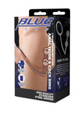Blue Line 2 Bead Anal Hook and Cock Ring 45mm - Stainless