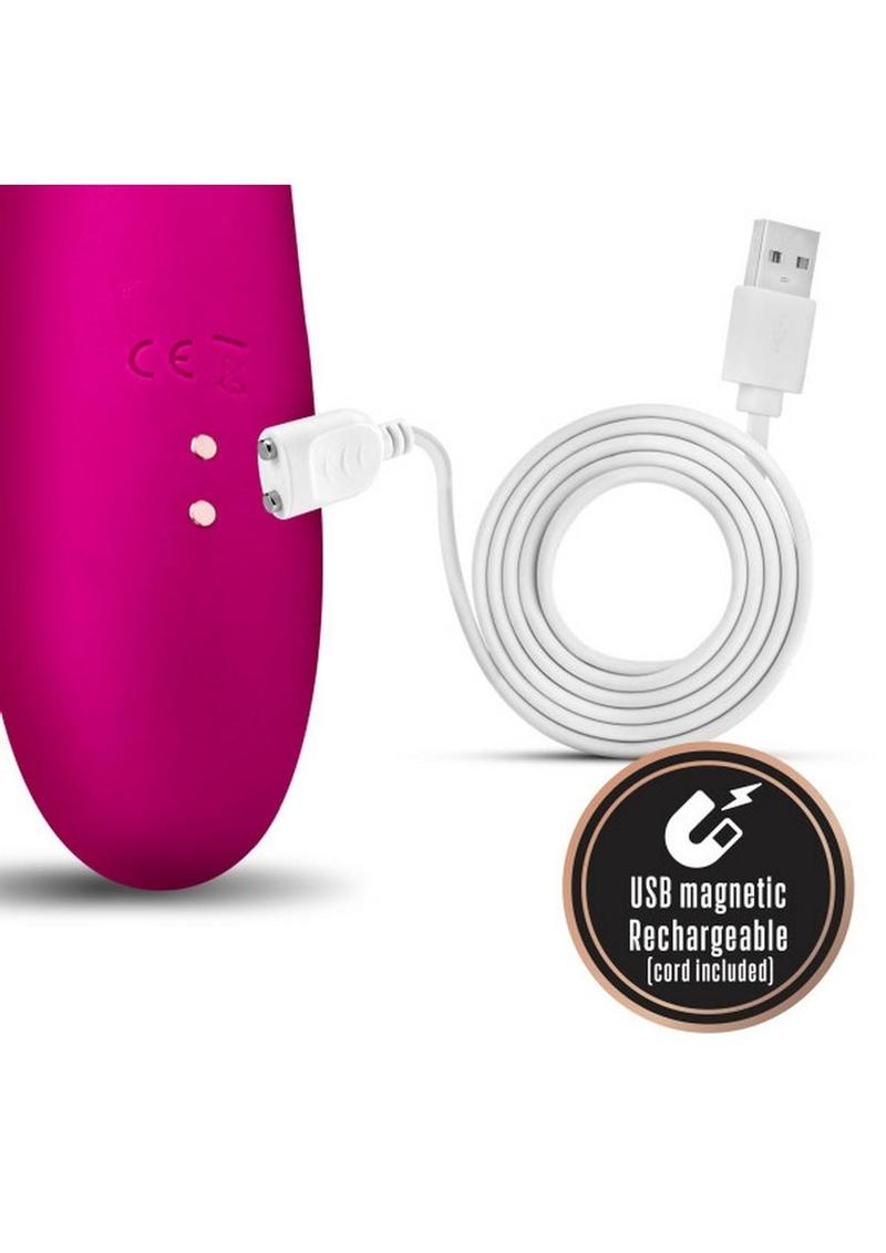 Lush Kira Rechargeable Silicone Rabbit Vibrator - Velvet - Pink