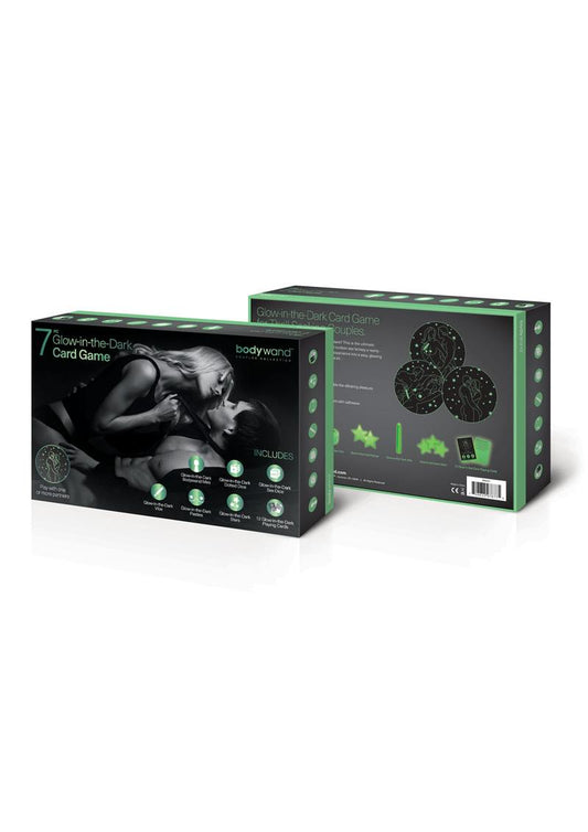 Bodywand Card Game - Glow In The Dark/Green - 7 Piece Set