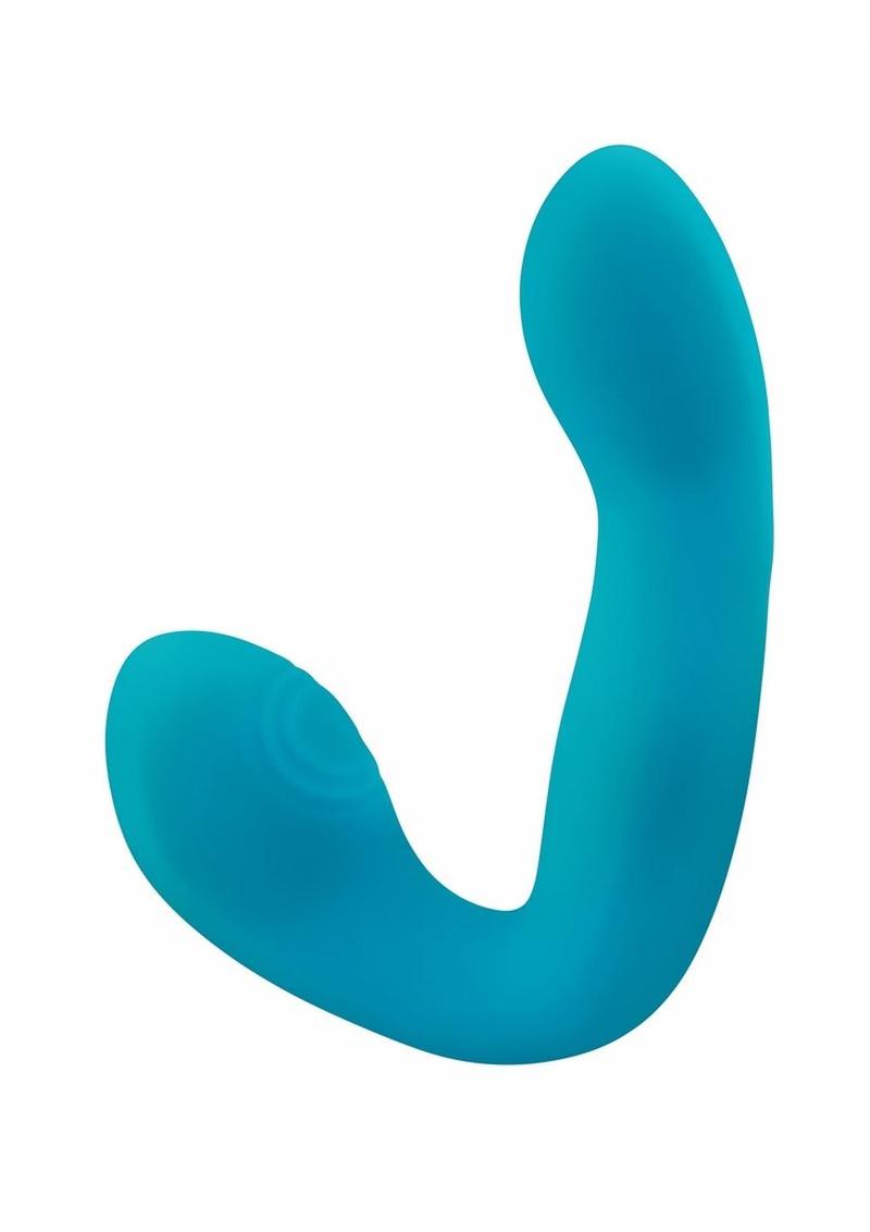 Bodywand I.d. Beckon Rechargeable Silicone Dual Stimulating Vibrator - Teal