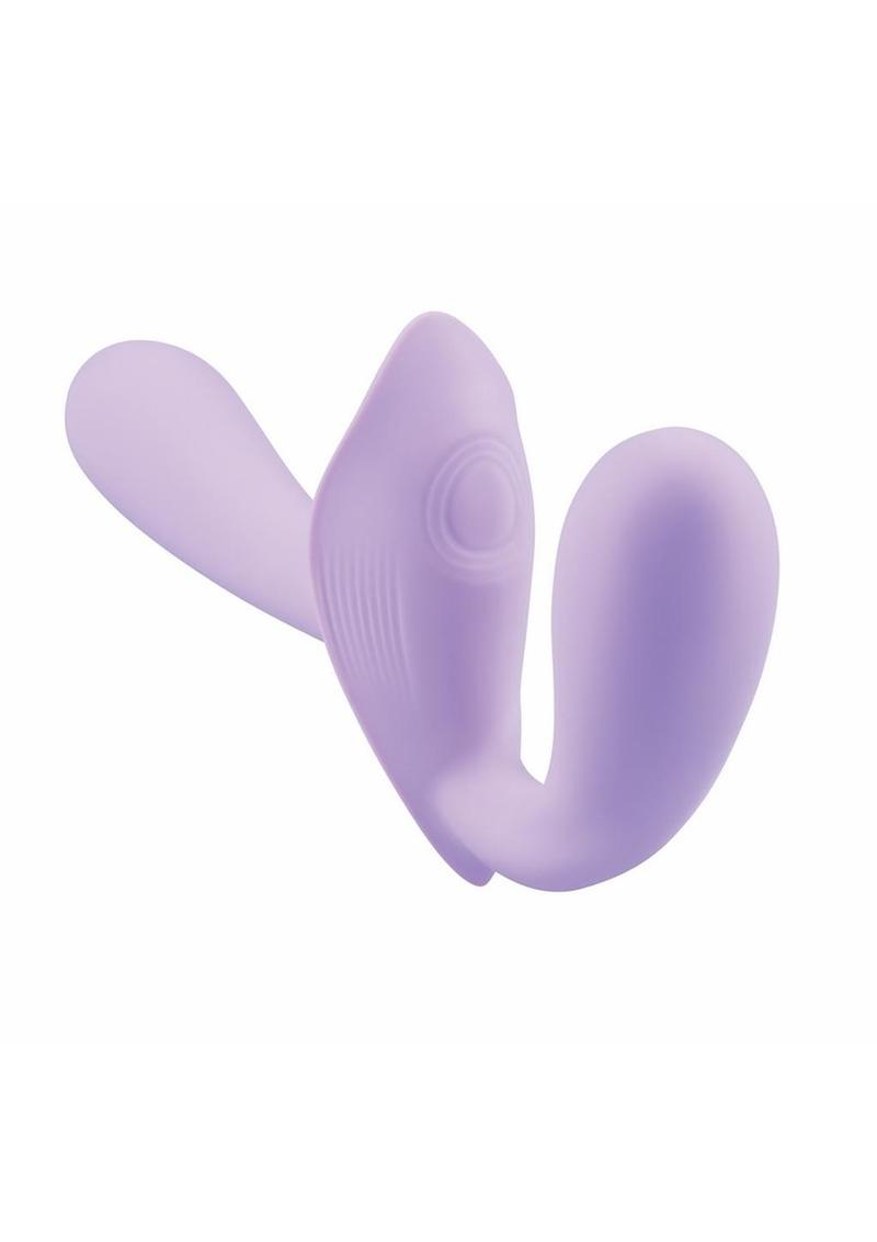 Bodywand I.d. Petal Rechargeable Silicone Strapless Strap-On - Lilac