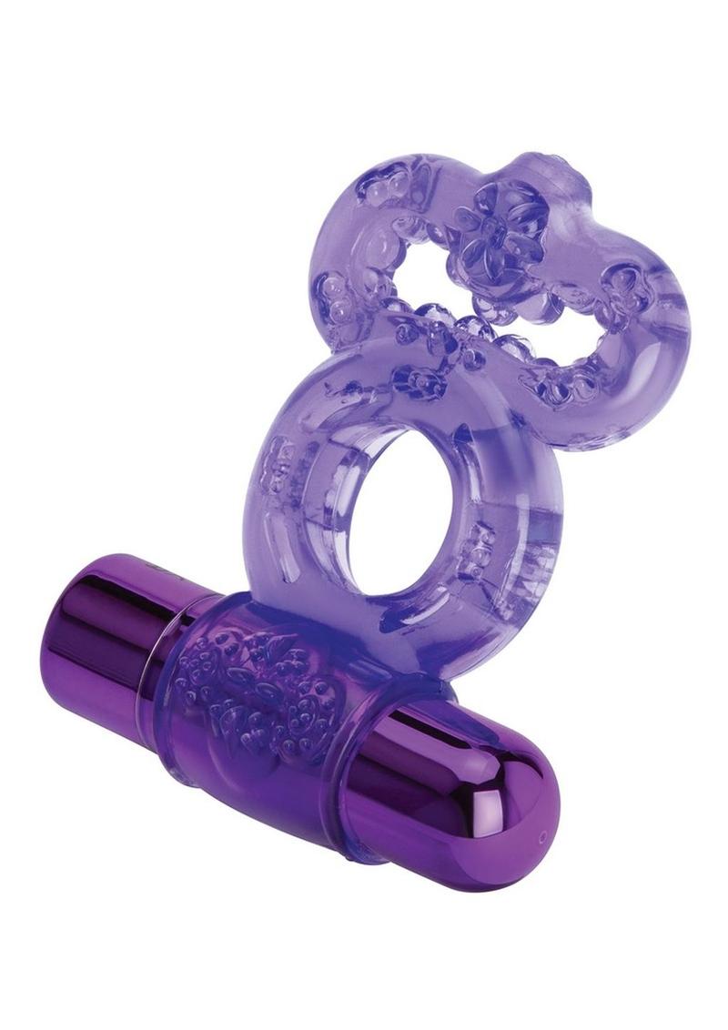 Bodywand Rechargeable Silicone Duo Ring - Purple