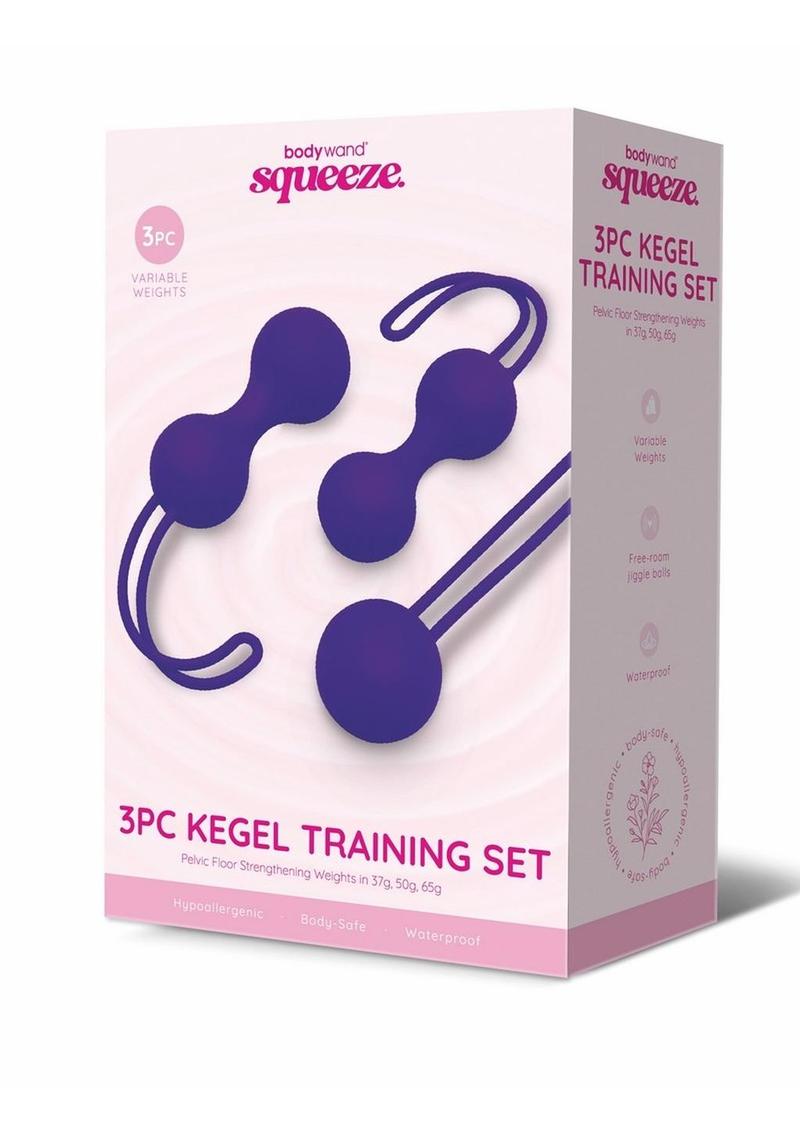 Bodywand Squeeze Silicone Kegal Training Set 37-65g - 3 Piece