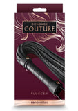 Bondage Couture Pu Leather Flogger - Black