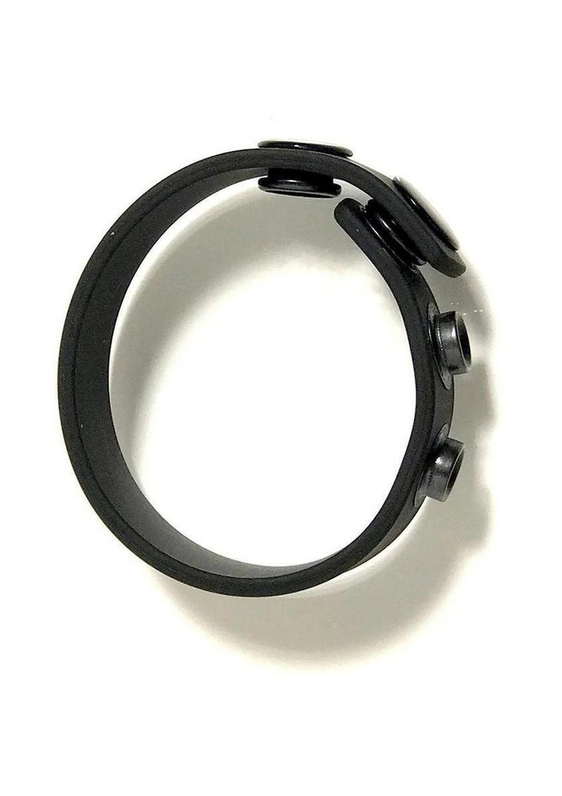 Boneyard Silicone Ball Strap 3-Snap Ring - Black