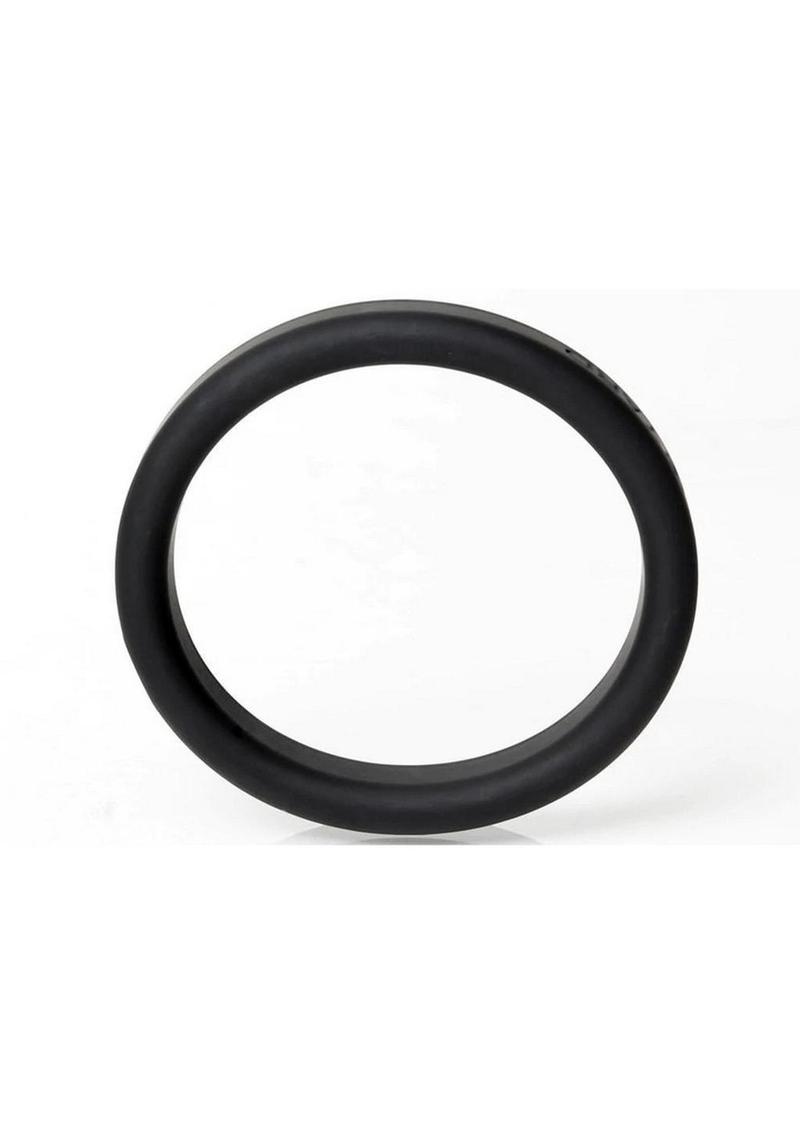 Boneyard Silicone Ring Cock Ring - Black - 2in