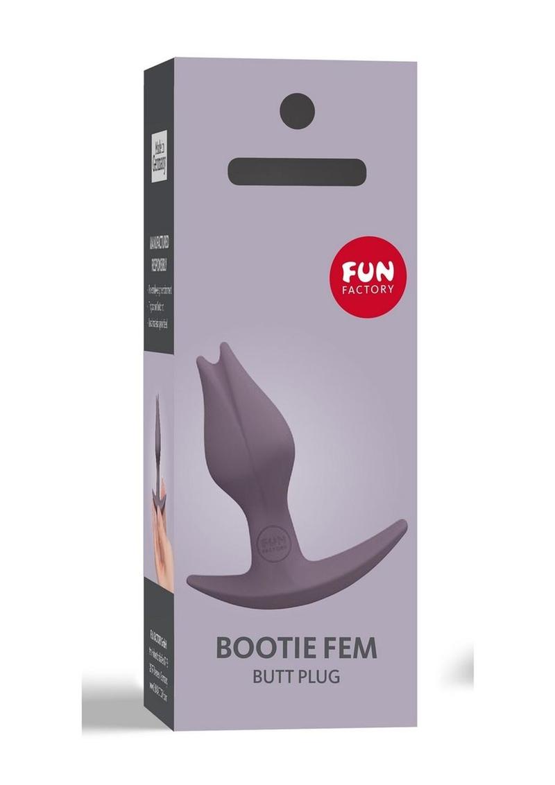 Bootie Fem Anal Plug - Dark Taupe - Tan