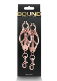 Bound Nipple Clamps C3 - Metal/Rose Gold