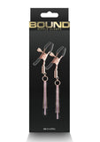 Bound Nipple Clamps D3 - Metal/Rose Gold