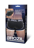 Brozil Ultra Glute and Bulge Enhancing Mesh Trunk - Black - Large/XLarge