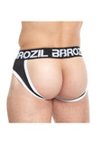 Brozil Ultra Sports Mesh Bulge Brief - Black - Medium/Small