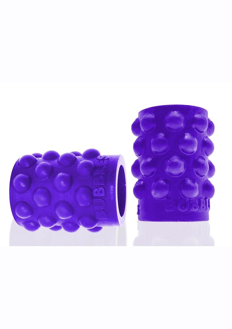 Bubbles Silicone Nipple Suckers - Eggplant/Purple