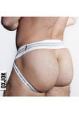 Bulgar Pumper Sack Slider Jock - White Snow - Large