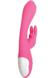 Bunny Kisses Rechargeable Silicone Rabbit Vibrator - Pink