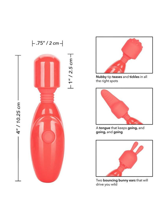 Calexotics Rechargeable Massager Kit Waterproof - Red