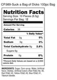 Candyprints Suck A Bag Of Dicks - 3oz - 100 Per Bag/Bag